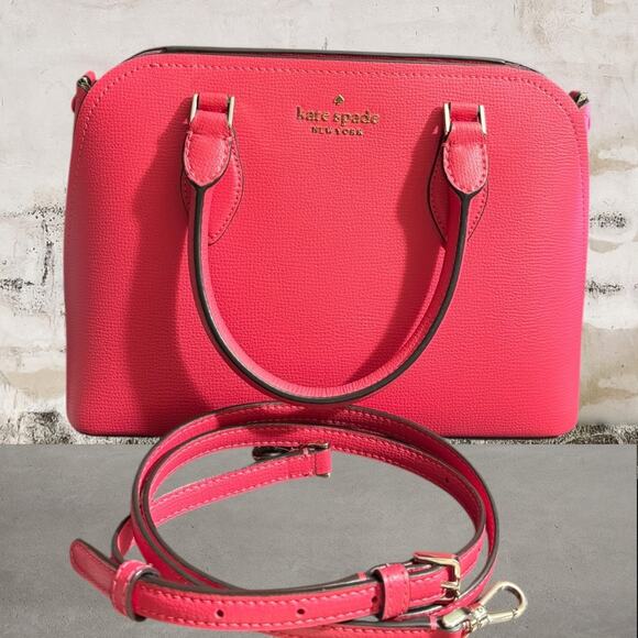 kate spade Handbags - Kate Spade Darcy Small Pink Crossbody Satchel Bag  NWOT